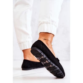 PS1 Mocasines de ante negros para mujer Madelyn 6