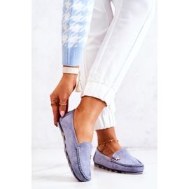 PS1 Mocasines Mujer Ante Azul Madelyn 1 PS1 Mocasines Mujer Ante Azul Madelyn 1