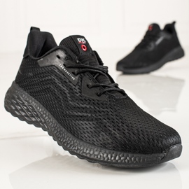 DK Zapatillas negras de hombre negro 2