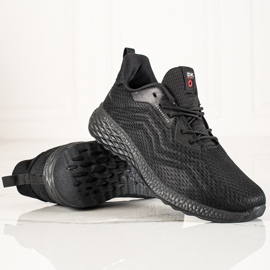 DK Zapatillas negras de hombre negro 1