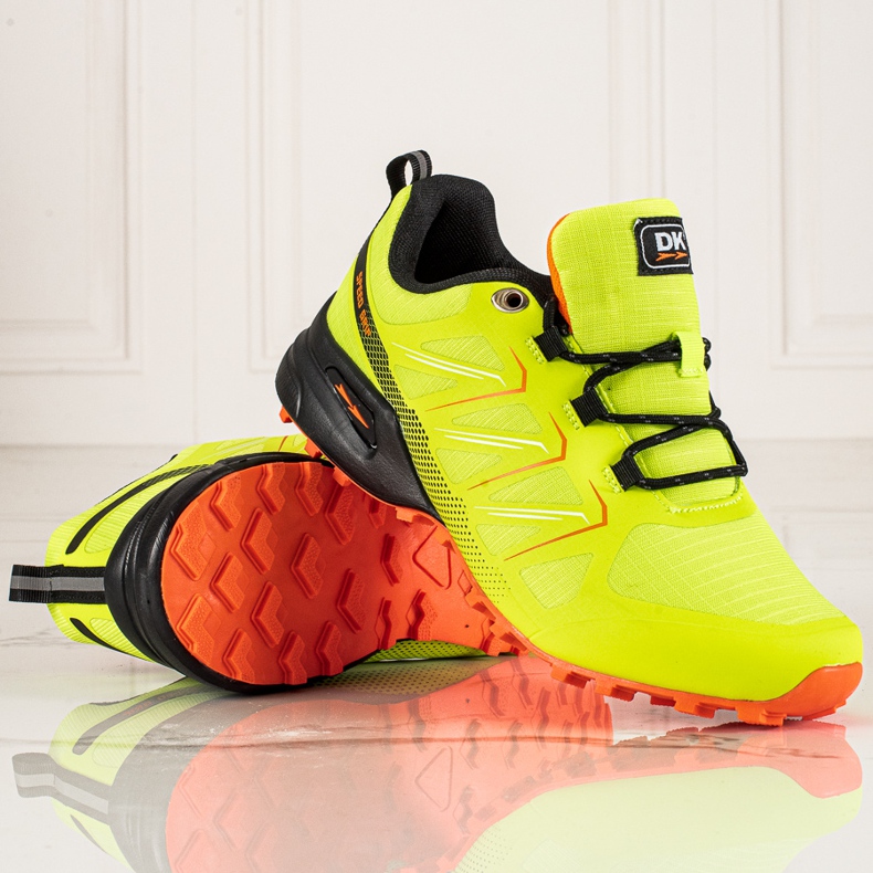 DK Zapatos de trekking de agarre rápido multicolor amarillo 2