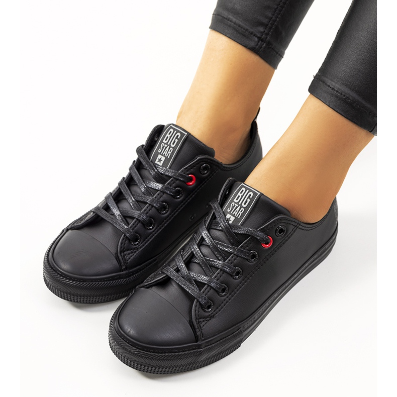 Deportivas negras mujer Big Star JJ274006 negro 1