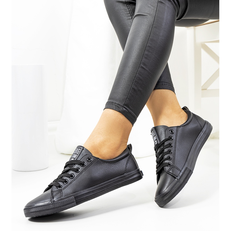 Deportivas negras mujer Big Star JJ274312 negro 1