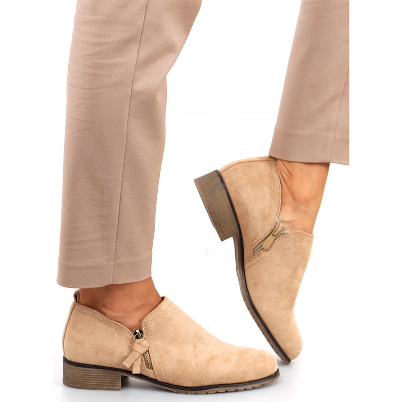 Zapatos mujer Erna Caqui beige 1