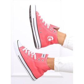 Zapatillas altas Ingi Silver Red rojo rosado 3