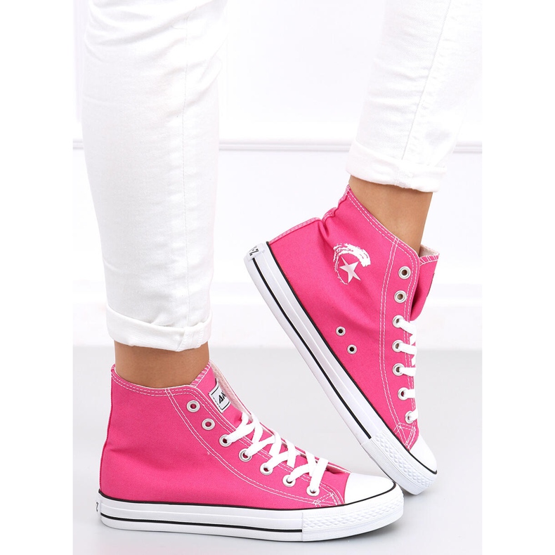 Zapatillas tobilleras de Ingi Fushia rosa 1