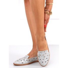 Bailarinas caladas Ragna Silver gris 1