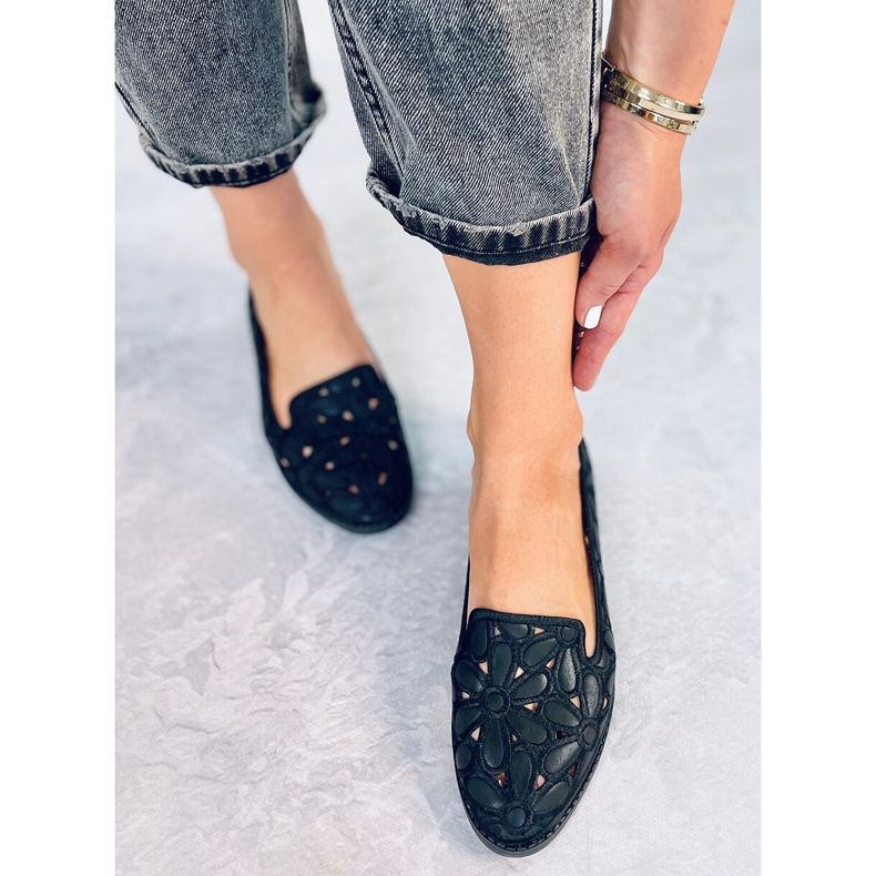 Bailarinas caladas Ragna Black negro 1 Bailarinas caladas Ragna Black negro 1