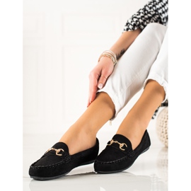 TRENDI Mocasines Cómodos Con Adorno negro 1