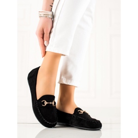 TRENDI Mocasines Cómodos Con Adorno negro 3