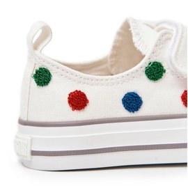 Deportivas Infantiles Con Velcro Big Star JJ374053 Blanco 5