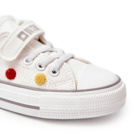 Deportivas Infantiles Con Velcro Big Star JJ374053 Blanco 6