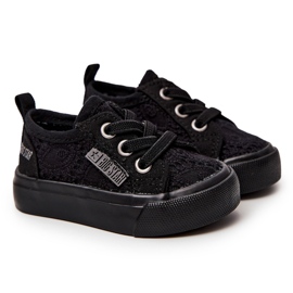 Negro Calado Big Star JJ374019 Sneakers 7