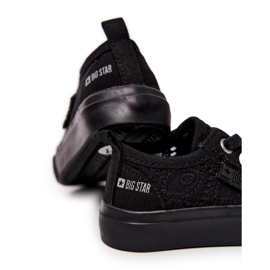Negro Calado Big Star JJ374019 Sneakers 3