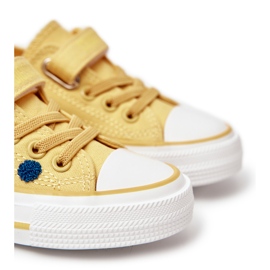 Deportivas Infantiles Con Velcro Big Star JJ374056 Amarillo 8