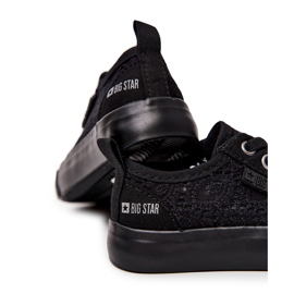 Negro Calado Big Star JJ374133 Sneakers 4