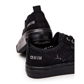 Negro Calado Big Star JJ374011 Sneakers 3