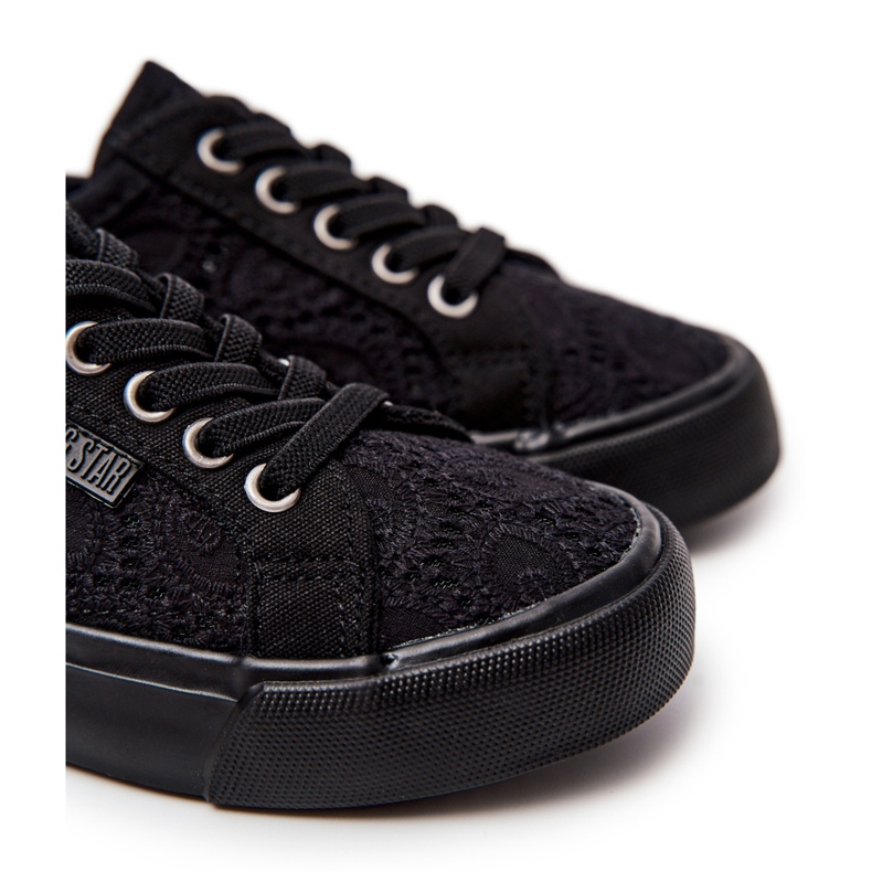 Negro Calado Big Star JJ374011 Sneakers 1