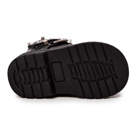 FR1 Botas Infantiles Abrigadas Con Piel Negra Flossie negro 9
