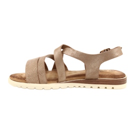 Golden Metallic Women's Evento 20SD14-2064 Sandalias marrón 2