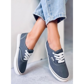 Deportivas de mujer Aura DK.GRAY gris 3