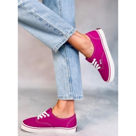 Deportivas de mujer Aura fucsia rosado 2