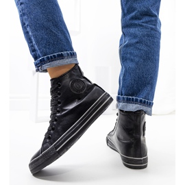 Zapatillas negras con aislamiento hasta el tobillo de Lade negro 2