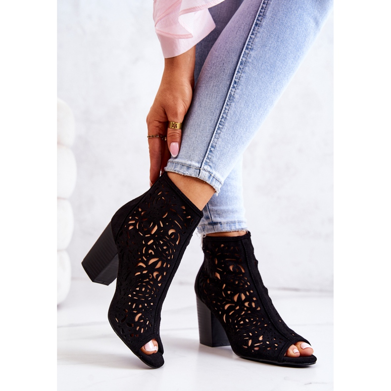 FB1 Botas caladas negras en un puesto de Bretaña negro 2 FB1 Botas caladas negras en un puesto de Bretaña negro 2