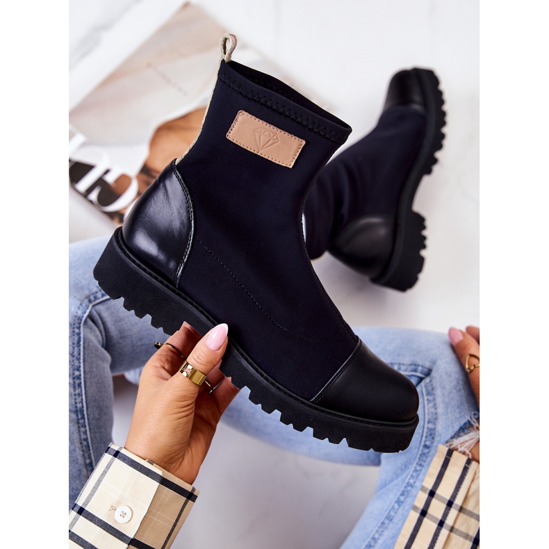 Slip-on de Tela Nicole Negro 2705 1