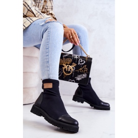 Slip-on de Tela Nicole Negro 2705 4