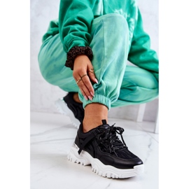 FB2 Zapatillas negras de tu estilo en una suela masiva negro 4