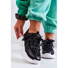 FB2 Zapatillas negras de tu estilo en una suela masiva negro 2
