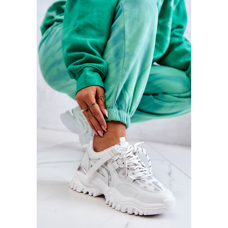 FB2 Zapatillas En Una Suela Masiva.Blanco Tu Estilo 1