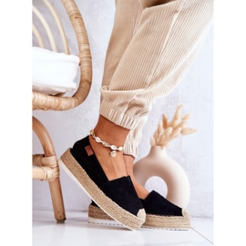 FB2 Alpargatas sin cordones de ante negro Lesley 5