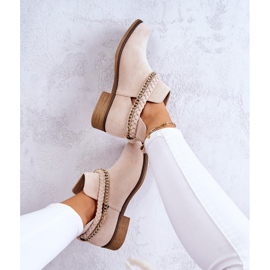 PS1 Botas Ante Con Cadena Beige Talitha 2 PS1 Botas Ante Con Cadena Beige Talitha 2