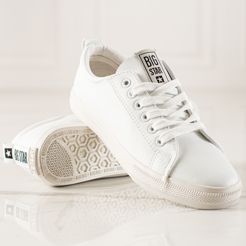 Zapatillas de mujer Big Star JJ274311 blanco 1