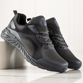 TRENDI Calzado deportivo clásico negro 3