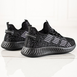 TRENDI Calzado deportivo ligero para hombre. negro 4