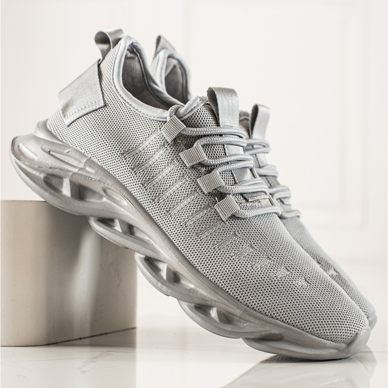 TRENDI Calzado deportivo de moda para hombre. gris 1