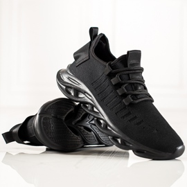TRENDI Calzado deportivo de moda para hombre. negro 3