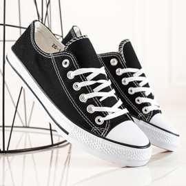 TRENDI zapatillas de deporte de los hombres negro 4