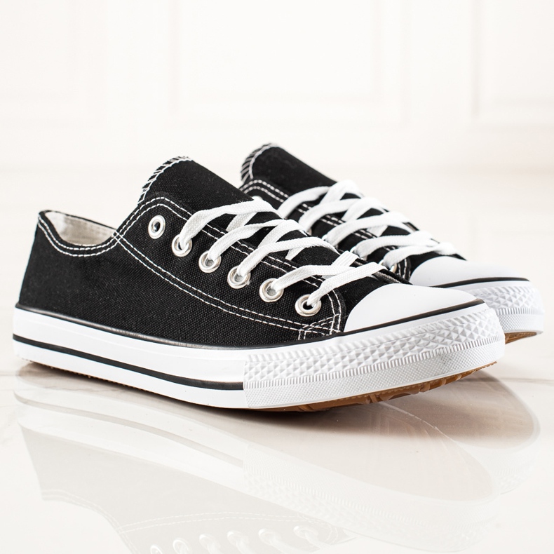 TRENDI zapatillas de deporte de los hombres negro 1