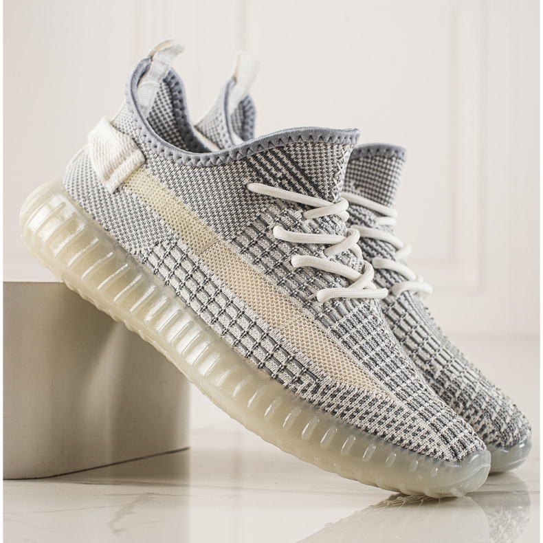 TRENDI Zapatillas de hombre cómodas gris 2