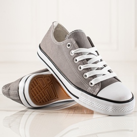 TRENDI zapatillas de deporte de los hombres gris 4