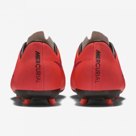 Zapatillas de fútbol Nike Mercurial Victory V Fg Jr 651634-650 rojo naranjas y tintos 3