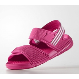 Sandalias Adidas Akwah 9 Jr AF3871 azul rosado 2