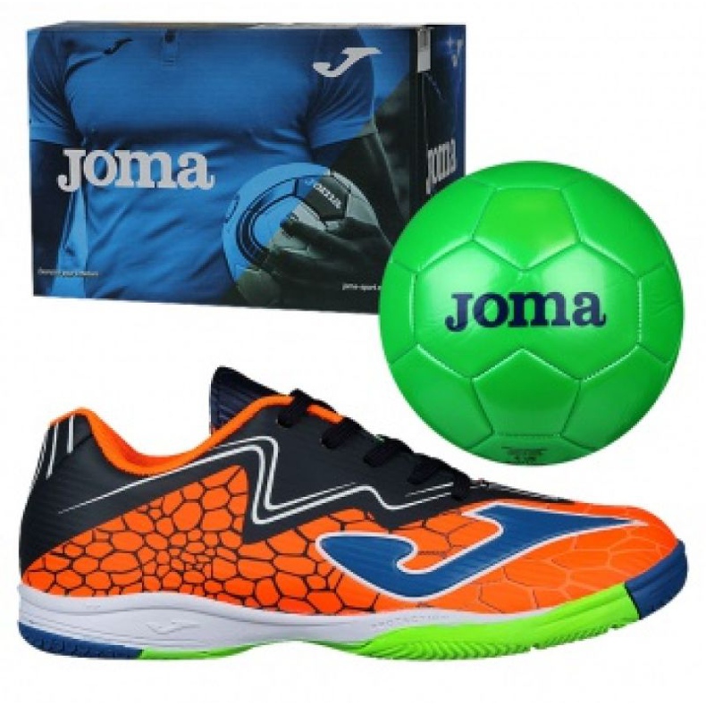 Zapatos de interior Joma Super Copa In Jr SCJS.808.IN negro azul naranja verde naranja 1