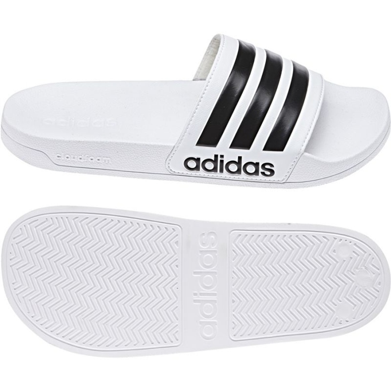 Zapatillas Adidas Adilette Shower AQ1702 blanco negro 1