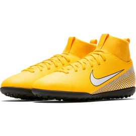 Zapatillas de fútbol Nike Mercurial Superfly 6 Club Neymar Tf Jr AO2894-710 multicolor amarillos 1