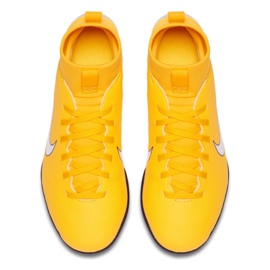 Zapatillas de fútbol Nike Mercurial Superfly 6 Club Neymar Tf Jr AO2894-710 multicolor amarillos 3